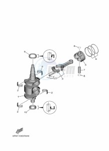 F25GES drawing CRANKSHAFT--PISTON