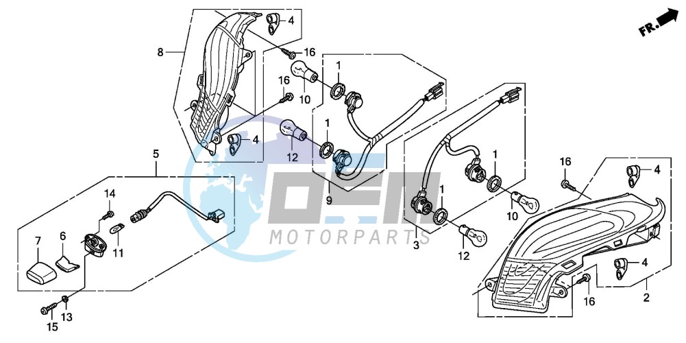 REAR COMBINATION LIGHT (FES1257/A7)(FES1507/A7)