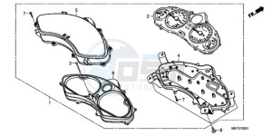 FJS400D9 SI - (SI) drawing SPEEDOMETER (FJS400D9/FJS 400A)