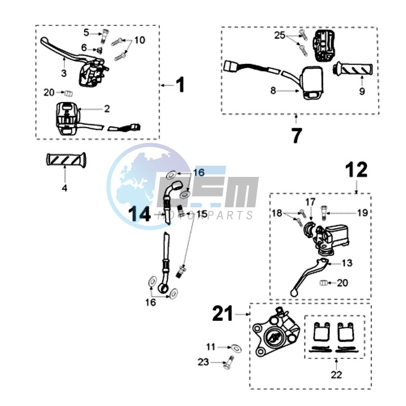 BRAKING SYSTEM AJP DOMINO