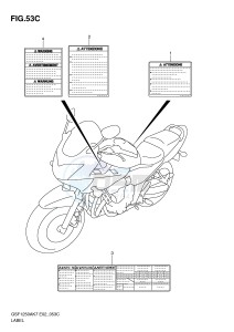 GSF1250 (E2) Bandit drawing LABEL (MODEL L0)