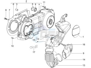 Runner 125 VX 4t SC e3 (UK) UK drawing Crankcase cover - Crankcase cooling