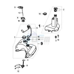 FIGHT LCT FR drawing TANK AND FUEL PUMP