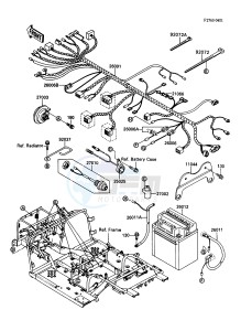 KAF 450 B [MULE 1000] (B1) [MULE 1000] drawing CHASSIS ELECTRICAL EQUIPMENT