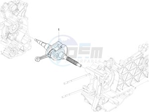 125 4T 3V ie Primavera (EMEA) (Ch, IT) drawing Crankshaft