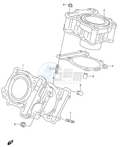 SV650 (E2) drawing CYLINDER