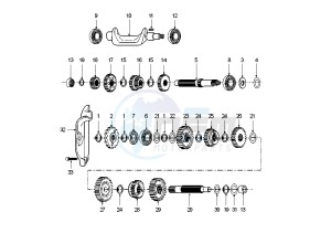 XPS T - 50 cc drawing TRANSMISSIONS