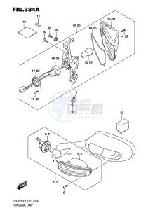 GSX-R750 EU drawing TURNSIGNAL LAMP