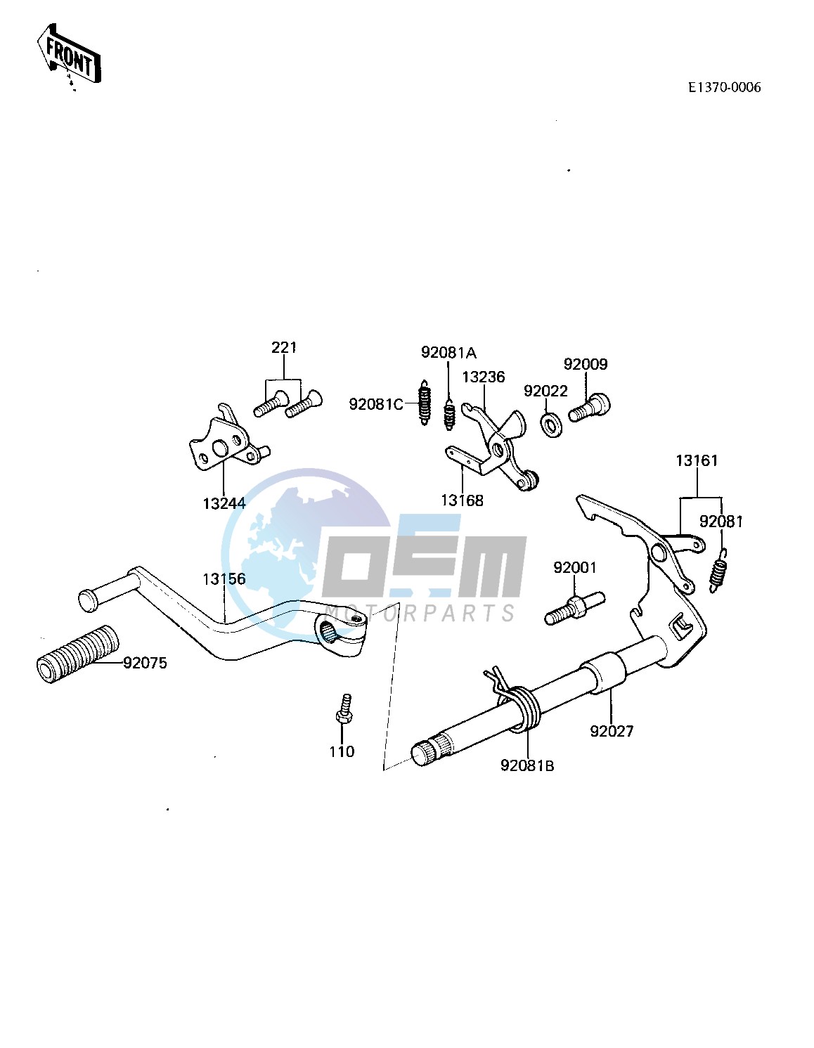 GEAR CHANGE MECHANISM -- 81 A7- -