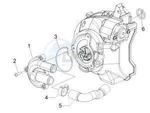 Beverly 250 (USA) USA drawing Cooler pump