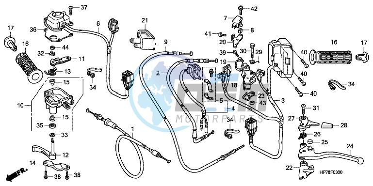 HANDLE LEVER/SWITCH/CABLE