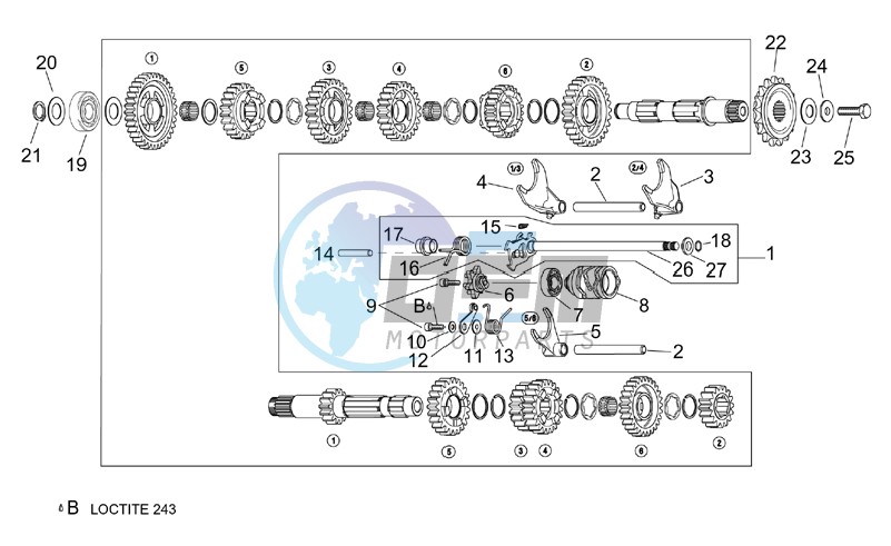 Gear box selector