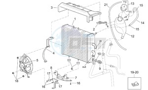 Leonardo 125-150 ST drawing Water cooler