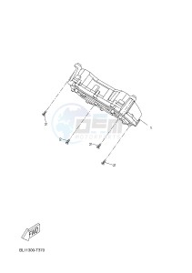 YP125RA EVOLIS 125 ABS (BL22 BL22) drawing METER