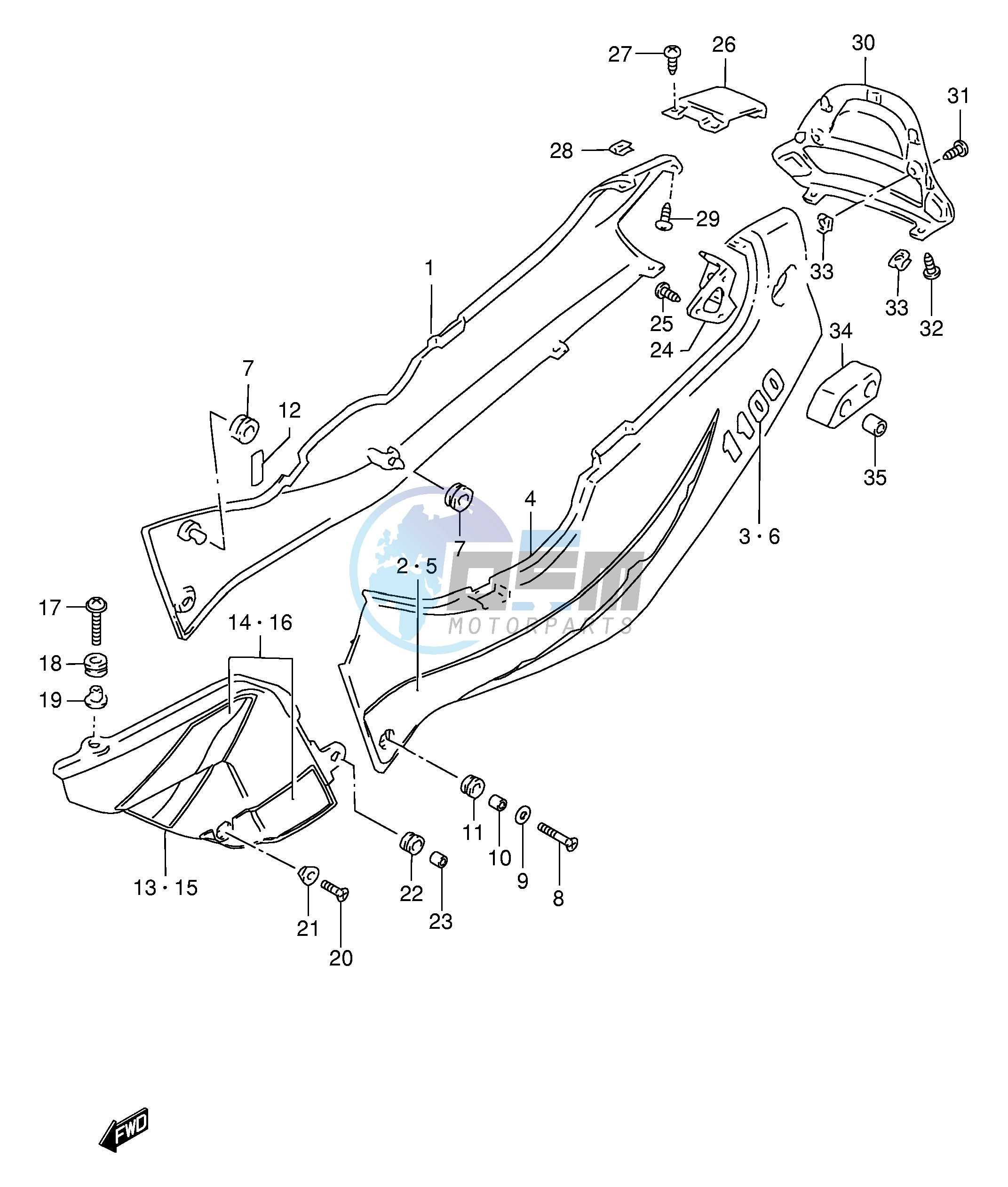 FRAME COVER (MODEL T)