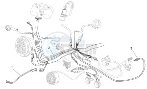 Nevada Classic IE 750 drawing Front electrical system