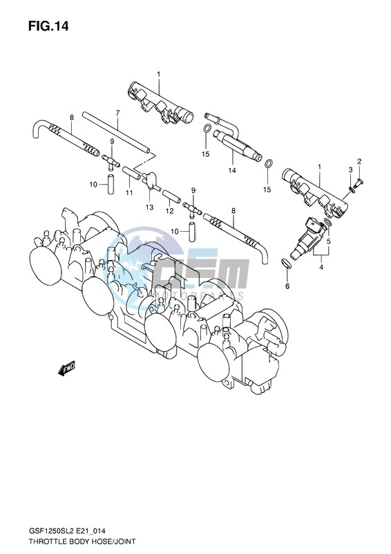 THROTTLE BODY HOSE-JOINT