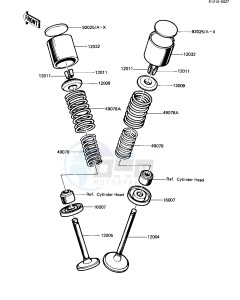 ZN 1100 B [LTD SHAFT] (B1-B2) [LTD SHAFT] drawing VALVES