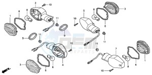 CBR125RS drawing WINKER (CBR125RW7)