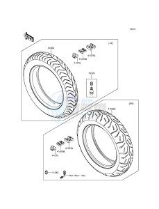 VULCAN 1700 NOMAD ABS VN1700DFF GB XX (EU ME A(FRICA) drawing Tires