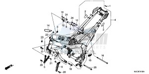 CBR650FE CBR650FE 2ED - (2ED) drawing FRAME BODY