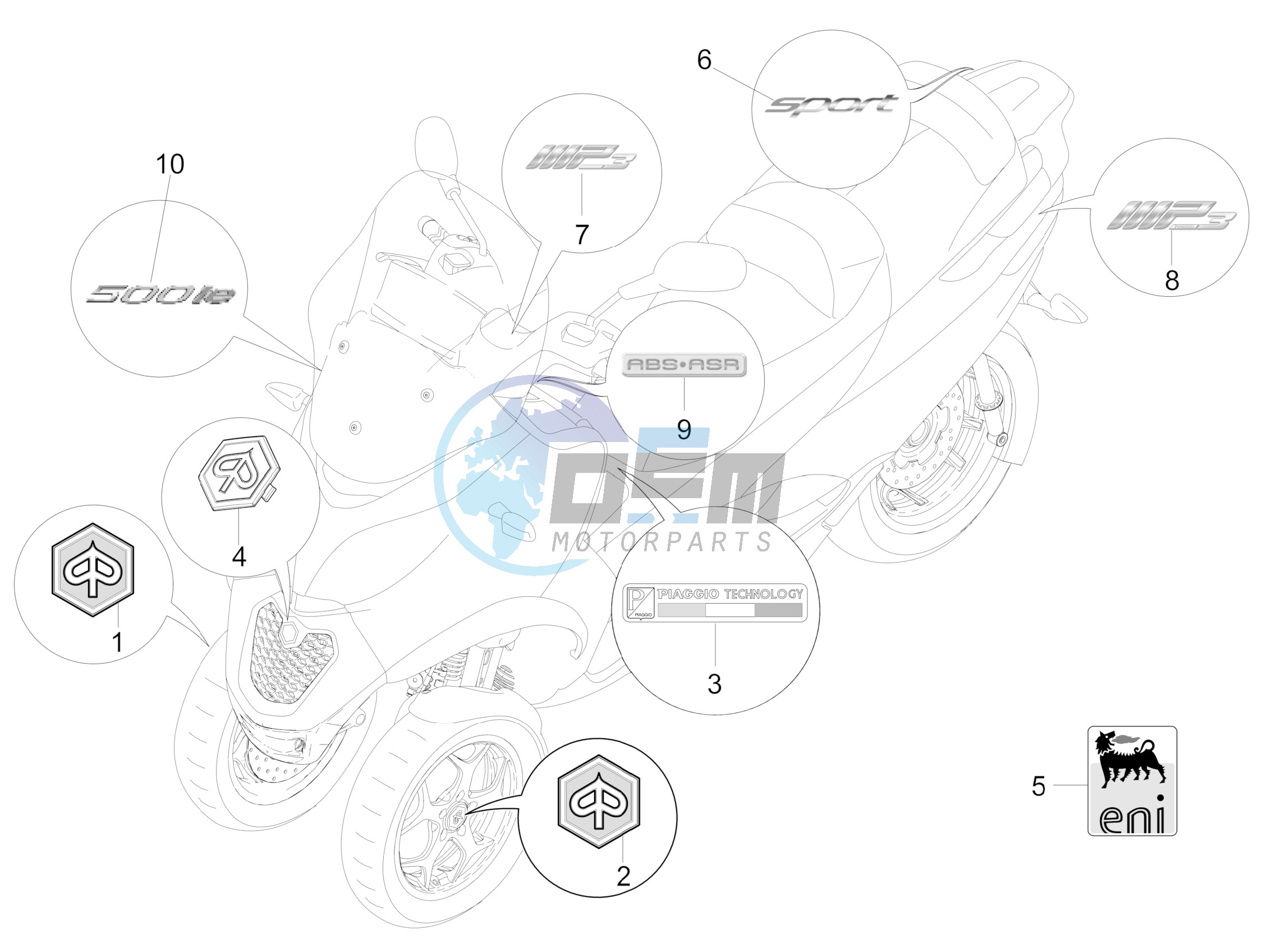 Plates - Emblems