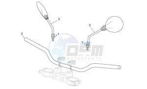 RX-SX 125 2008-2010 drawing Handlebar