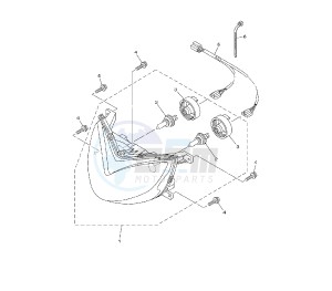 YP MAJESTY ABS 400 drawing HEADLIGHT