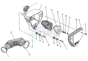 ROADSTER 125 drawing AIR CLEANER