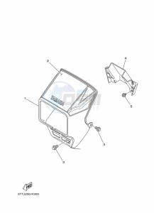 DT125 (3TTX) drawing COWLING 1