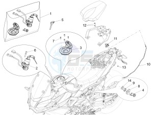 ETV Caponord 1200 USA USA drawing Locks