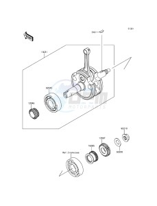 D-TRACKER KLX150HGF XX (EU ME A(FRICA) drawing Crankshaft