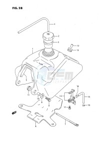 LT-F160 (P3) drawing FUEL TANK