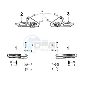 FIGHT 3 A ICE BLADE drawing FOOT SUPPORT