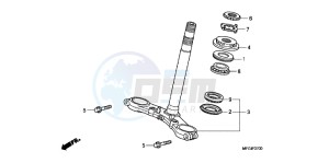 CB600FAB drawing STEERING STEM