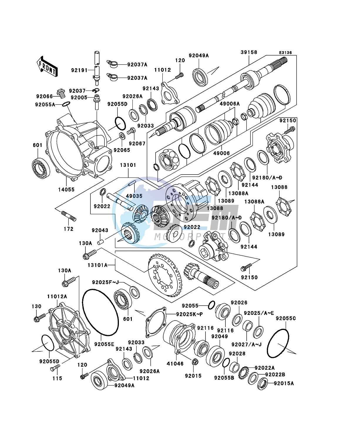 Drive Shaft-Front