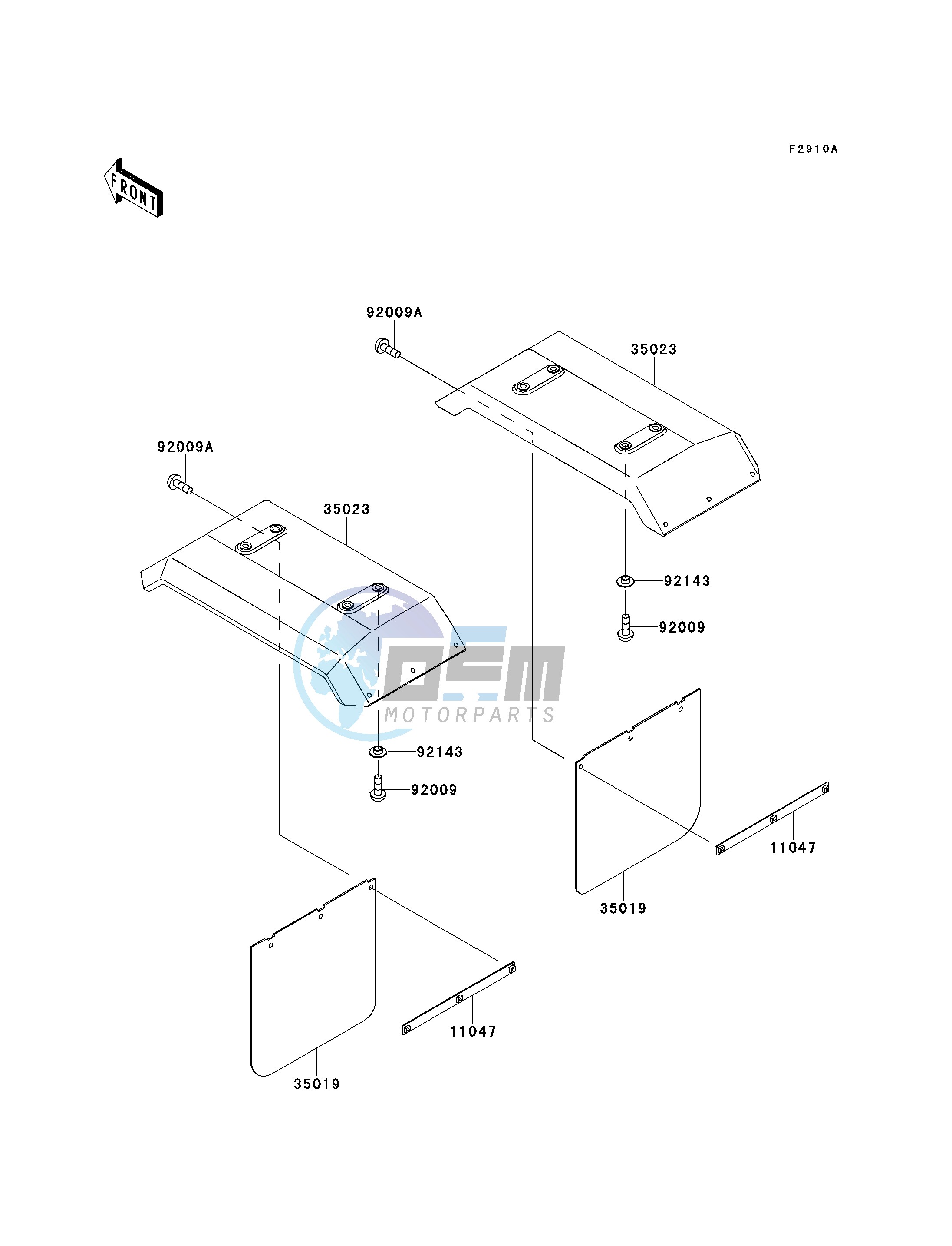 ACCESSORY-- REAR FENDER- -