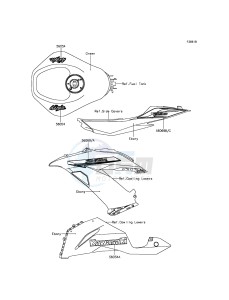 NINJA_ZX-6R ZX636EEF FR GB XX (EU ME A(FRICA) drawing Decals(Green)