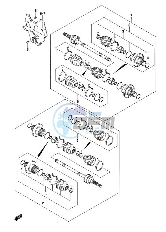 REAR DRIVE SHAFT