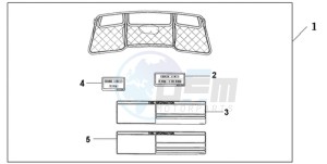 GL1800A Korea - (KO) drawing INNER TRUNK LID ORG