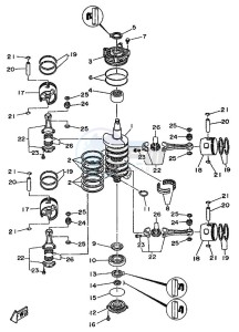 130B drawing CRANKSHAFT--PISTON