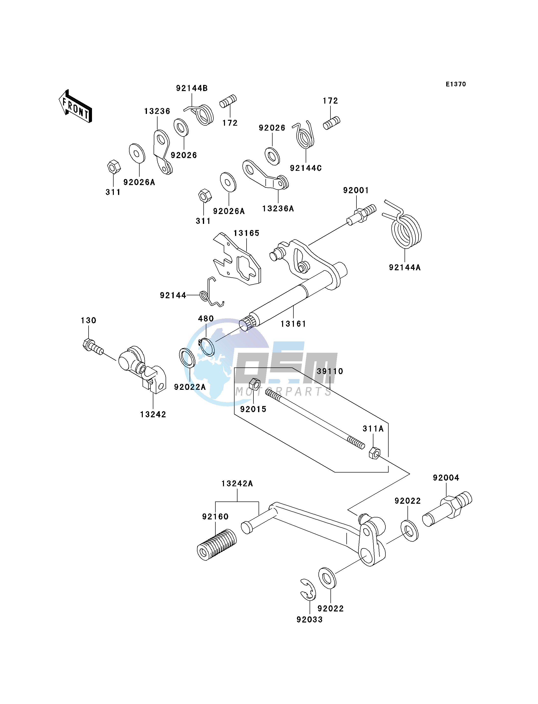 GEAR CHANGE MECHANISM