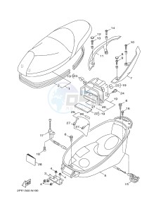 XC125R MAJESTY S (2PE1) drawing SEAT