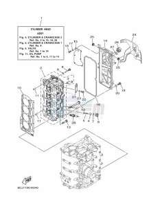 F40GETL drawing CYLINDER--CRANKCASE-2