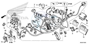 NC700SAD NC700S ABS 2ED - (2ED) drawing WIRE HARNESS