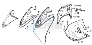 ALLO 50 25 KMH drawing FR PLATE / INNER PROTECTOR / INDICATORS