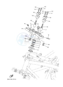 MTN320-A MTN-320-A MT-03 (B9A2) drawing STEERING