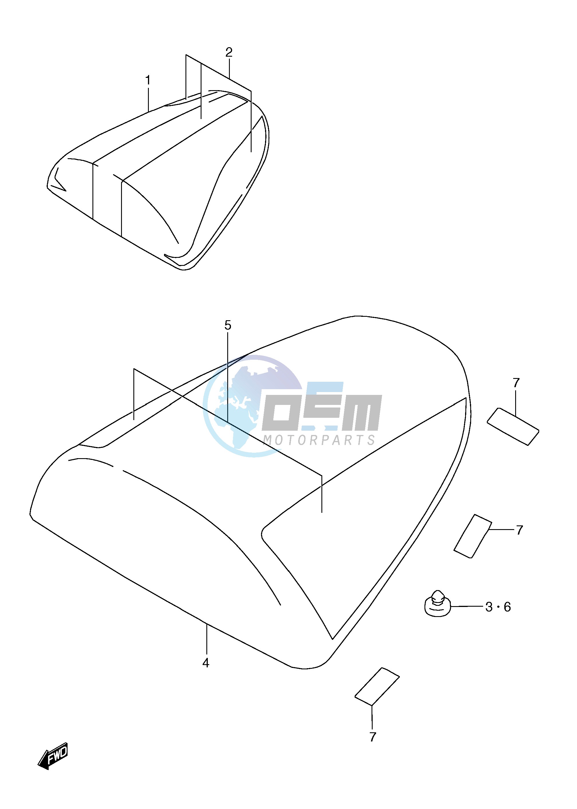 SEAT TAIL BOX (MODEL W)