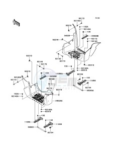 KVF750_4X4_EPS KVF750GCS EU GB drawing Footrests