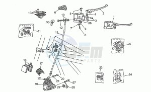 V 75 750 PA Nuovo Tipo PA Nuovo Tipo drawing Front master cilinder